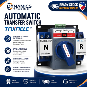 TAXNELE Automatic Transfer Switch TXATS2-63 ZP 63A Normal Power Emergency Power Safe Reliable Easy Installation Durable High-Quality Ready Stock Ship From Manila