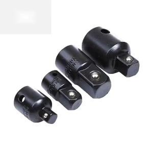 Black Variable Diameter Sleeve Socket Coupler For Impact Drivers With Treated Chrome Vanadium Alloy And Anti Rust Surface. Fits Automobile Motorcycle Mechanical Maintenance.