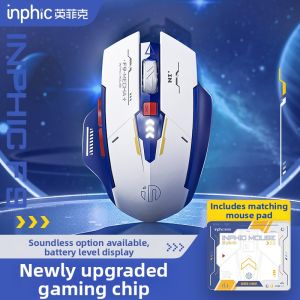 inphic | Bluetooth Type-C Charging Silent Gaming Mouse