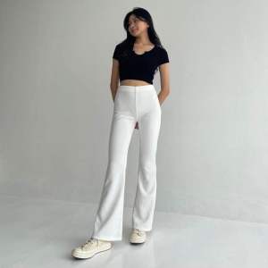 Flare Pants - Flare Pants Scuba Cutbray - Flare Pants Highwaist Scuba