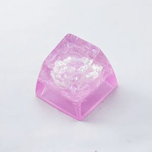 Bướm Tùy Chỉnh Keycaps Nhựa Nhỏ Giọt Keo Anh Đào Trong Suốt Trục Chữ Thập Cho Phím ESC Cơ Chơi Game Phụ Kiện Bàn Phím