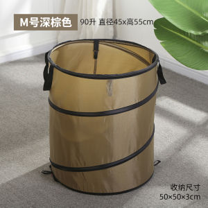 Outdoor Foldable Trash Can Camping Picnic Portable Large Double Layer Garbage Bag Gardening Supplies Leaf Garden Bucket