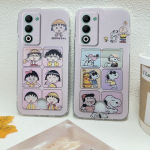 Hot Sale Phone Case OPPO A5 A5X A58 A78 A98 A17 A17k NFC 4G 5G New Trend Cartoon Fashion Snoopy Crayon Shin-chan Pills Casing Anti-fall Ultra-thin Back Cover 2025