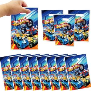 20 Túi Quà Tặng Nhựa Dùng Cho Tiệc Sinh Nhật Theo Chủ Đề Hot Wheels Đồ Dùng Đựng Kẹo Bao Bì Cho Sự Kiện Kỷ Niệm Của Trẻ Em