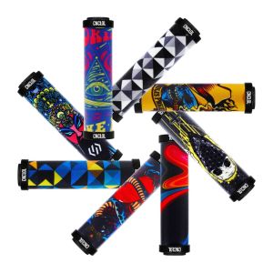CNCLOL Silicone Lock On MTB Bike Handlebar Grips Mountain Bicycle Handle Grips Non-Slip Ultra Light Shockproof Soft Cycling Bar