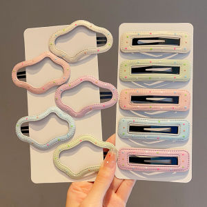 Kiki Fish Star Back of Head Hair Clip Girls No Damage Hair Accessories Little Girls Hair Clips Baby Hair Cards Headwear Clips