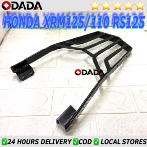 ODADA HONDA XRM 125/110 RS 125 FIWAVE 125/100 Top Box Bracket Tail Moto Box Grab Bar Bracket Motorcycle (Black)
