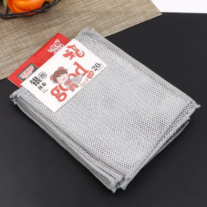 Khăn Lau Nhà Bằng Dây Thép Mạ Bạc Dày Chống Dầu Không Để Lại Vết Bẩn Dùng Trong Nhà Bếp Khăn Lau Hai Mặt Chống Mài Mòn Không Gây Hư Hại Cho Nồi