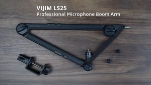 Ulanzi Vijim LS25 Desk Table Stand Boom Arm Camera Light Microphone Mic Holder