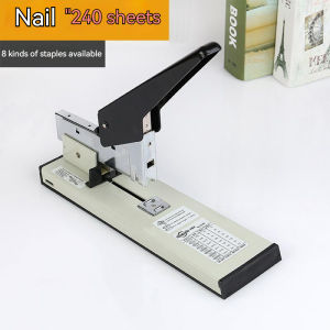 Huapuda Large Capacity Paper Binding Stapler Heavy Duty Stapler Bookbinding Stapling Staples Hand Operated Stapler 100/200 Sheet