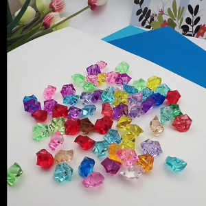 Winky Wink🐠 หินตกแต่งตู้ปลา หินคริสตัลตกแต่งตู้ปลา หินสีตกแต่ง หิน คริสตัลใส เม็ดน้ำแข็ง หินมาริโมะ อุปกรณ์ตกแต่งตู้ปลา