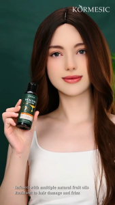 KORMESIC Hair Care Serum Oil Minyak Kemiri Bakar 100% untuk Perawatan Rambut & Jenggot ORI BPOM