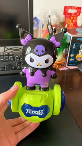 Moving Balance Car Toy with Music LED Lights & Water Mist | Rabbit & Purple Styles | 3 Colours