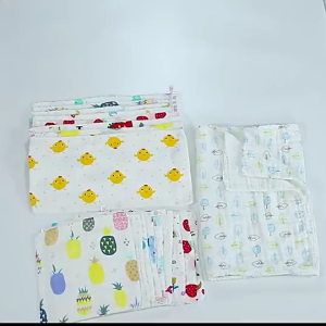 Baby Handkerchief 25 X 25CM 6 Layer Sapu Tangan Cotton Soft Gauze Newborn Baby Wash Cloth
