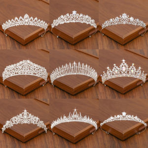 Bridal Tiara Hair Crown Wedding Hair Accessories For Women Silver Color Crown For Bridal Crowns And Tiara Women Accessories Gift