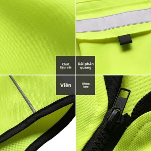 LIKAI | Reflective Fluorescent Vest Customizable