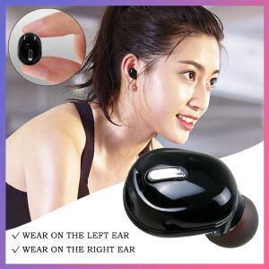 X9 Bluetooth Earphone Mini In-Ear 5.0 Earphone Portabel Stereo Mini Nirkabel Musik Bass Berat In-Ear Olahraga Suara 【Headset Tunggal】