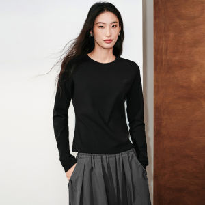 PEACEBIRD | Slim Fit Antibacterial Long Sleeve T-Shirt