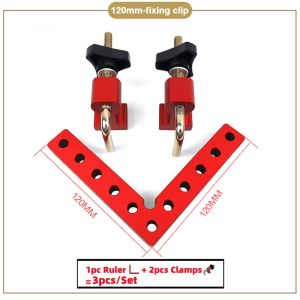Aluminum Alloy Carpenter Corner Clamping Square Tool 3/6pcs 90 Degree Positioning Squares Right Angle Clamps