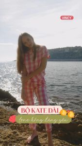 [Mua 3 giảm 20% mua 2 giảm 15%] Bộ Đồ Kate Dài Nữ Vincy BKD020S41