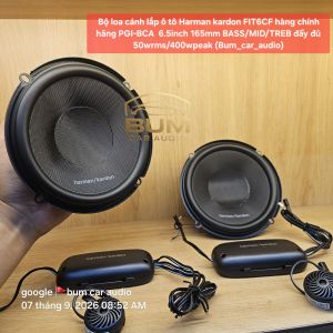 Bộ loa cánh lắp ô tô Harman kardon FIT6CF hàng chính hãng PGI-BCA  6.5inch 165mm BASS/MID/TREB đầy đủ 50wrms/400wpeak (Bum_car_audio)