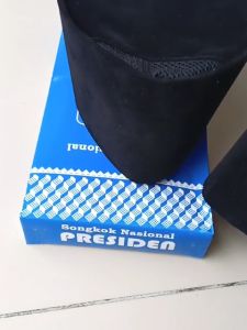 PECI SONGKOK HITAM POLOS KOPIAH SONGKOK PRESIDEN