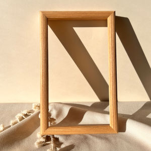 New 2023 Chinese Style Solid Wood Frame Chinese Painting Embellishment 8 Inch Picture Frame Wall Hanging And Tabletop Display