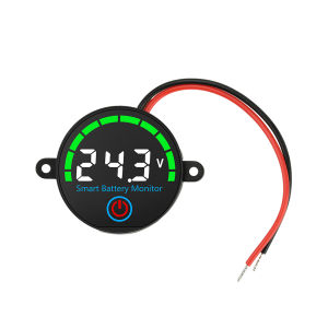 diymore | Đèn LED Báo Mức Pin DC 7-55V Màn Hình Hiển Thị Điện Áp/sạc Có Lỗ Vít Để Kiểm Tra Sạc - Bộ Điều Chỉnh Điện Áp Với Chức Năng Đo Nhiều Loại Pin