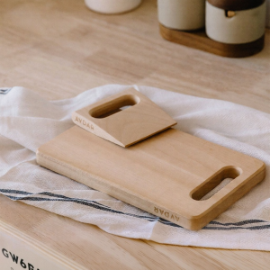 AVDAR | Child Play Kitchen Set Wooden Simulation Cutting Board and Knife