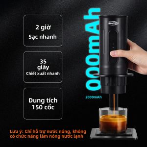 Máy Pha Cà Phê Cầm Tay IKAPE Sử Dụng Viên Nén Và Cà Phê Xay Máy Pha Thủ Công Thích Hợp Cho Cắm Trại Đi Bộ Đường Dài Không Cần Chức Năng Làm Nóng.