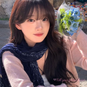 Khăn Choàng Dài Họa Tiết Hoa Mỏng Màu Vàng Xanh Lá Cây Cho Nữ Du Lịch Khăn Choàng Chui Đầu Phong Cách Nghệ Thuật Cổ Điển