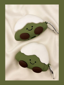 Cartoon Matcha Snow Mountain Expression AirPods Case Wireless Bluetooth  Earphone Soft Shell Second Generation AirPods2 pro Fourth Generation