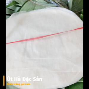 Bánh Tráng Gói Ram Quảng Ngãi Sấp 20 Cái - Bánh Tráng Mỏng Phơi Sương - Út Hà Đặc Sản