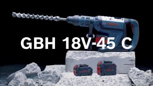 Bosch Cordless Rotary Hammer BITURBO GBH 18V-45 C
