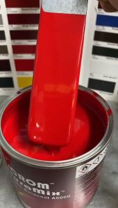 AIKKA FERRARI RED & YELLOW | Solid Series | 2K Car Paint 322 / 323 / 4305 Cat Bancuh Kereta Motor DIY Touch Up Paint