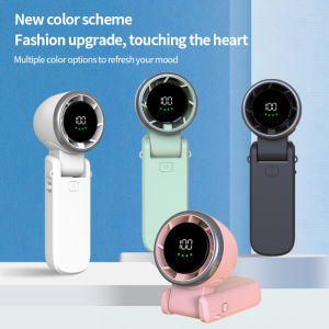 Eyelash Blower Bladeless Fan Small Creative Mini Handheld Portable USB High-speed Violence Fan Neck-hanging Fan New Dropshipping