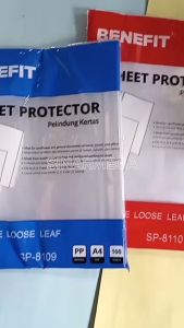 Keuntungan Sheet Protector SP-8109 & SP-8110 - Plastik Pelindung Dokumen Ukuran A4 & F4