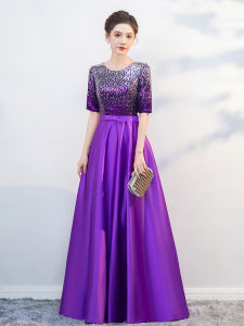 ชุดการแสดงนักร้องหญิงชุดการแสดงบนเวที ชุดรับประทานอาหารกลางวัน ชุดราตรี กระโปรงยาว ฤดูใบไม้ผลิและฤดูร้อน