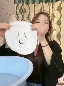 Reusable Hot and Cold Compress Face Towel Masks - Moisturizing Facial Steamer for Hot and Cold Skin Care Soft Gentle C560