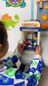 Music & light Electronic Claw Machine doll grabber catching game candy diy tabletop toy mesin cakar mainan kanak kanak