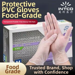 Intco | Kitchen Waterproof Gloves Disposable PVC