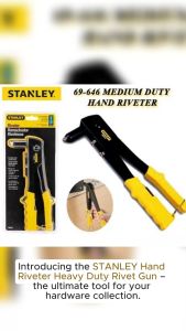 High Quality STANLEY Heavy Duty Hand Riveter Rivet Gun Riverting Tool(69-646/69-799)