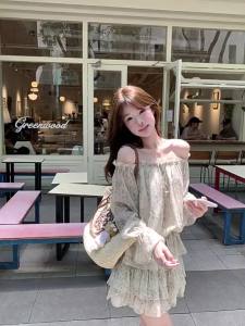 Y6Y | Đầm Thiết Kế Mới Hoa Văn Dễ Thương