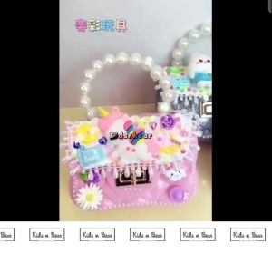 DIY TAS ANAK handmade tas jelly anak prakarya membuat tas art craft / Mainan edukasi anak DIY menempel / tas Selempang Jelly Sling Bag Anak Perempuan / handbag jelly silikon Rubber Little Pony Unicorn Kuda Poni