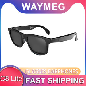 Lenovo Lecoo C8 Lite Glasses Earphones Wireless Bluetooth Headphones Light Weight Sunglasses Earbud HiFi Stereo Driving Headset