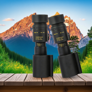 15-500x42 Zoom Telescope HD Portable with LED Light Long Range Professional Monocular Low Night Vision For Hunting Camping