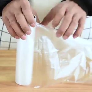 100 PIECES Disposable Plastic Film Bowl Cover Elastic Food Dust Plastic Wrap Cover Food Wrap Food Cover -99 Deals