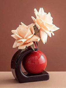 Bình Hoa Gốm Sứ Nhỏ Hiện Đại Trang Trí Nhà Phòng Khách Hoa Tươi Hoa Thủy Canh Bình Hoa Trang Trí Mặt Bàn Động Vật Cưng Đồ Trang Trí