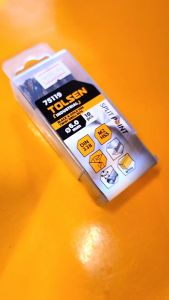 Tolsen 10pcs Black & Gold HSS Drill Bits For Metal and Stainless Industrial Grade (3.2porary 4porary 4.8 6porary 9.5porary 12.5mm)