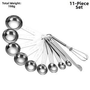 430 Stainless Steel Linear Handle Measure Set